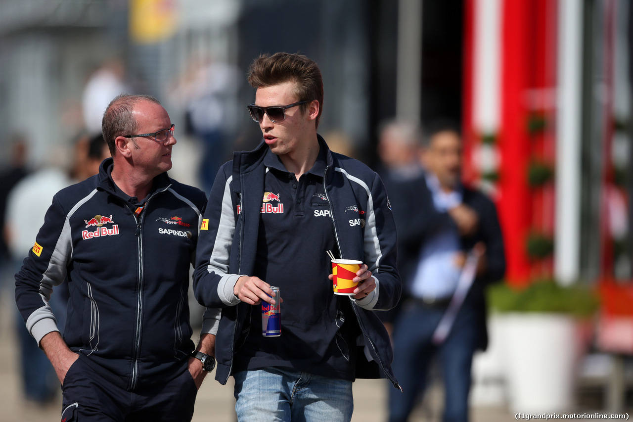 GP GRAN BRETAGNA, 08.07.2016 - Daniil Kvyat (RUS) Scuderia Toro Rosso STR11