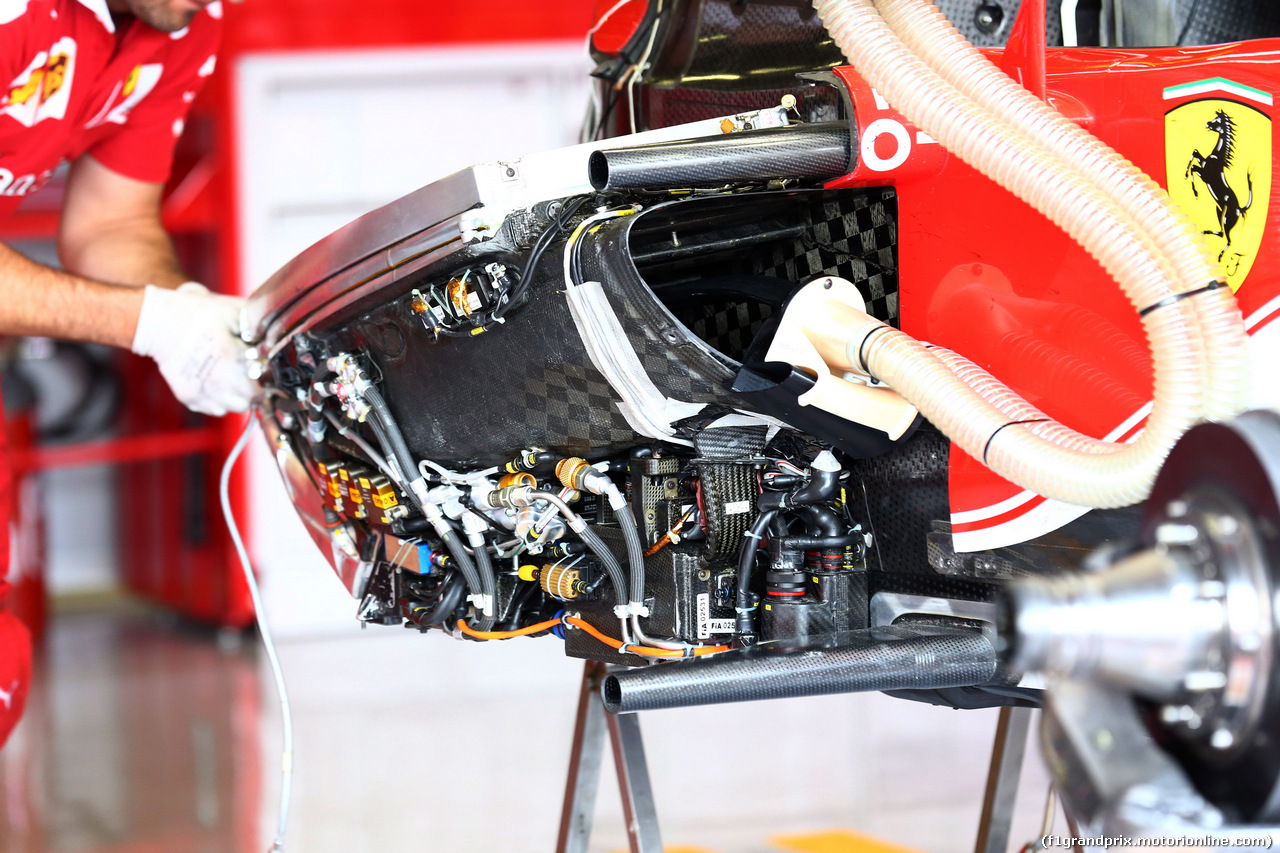 GP GRAN BRETAGNA, 08.07.2016 - Ferrari SF16-H, detail