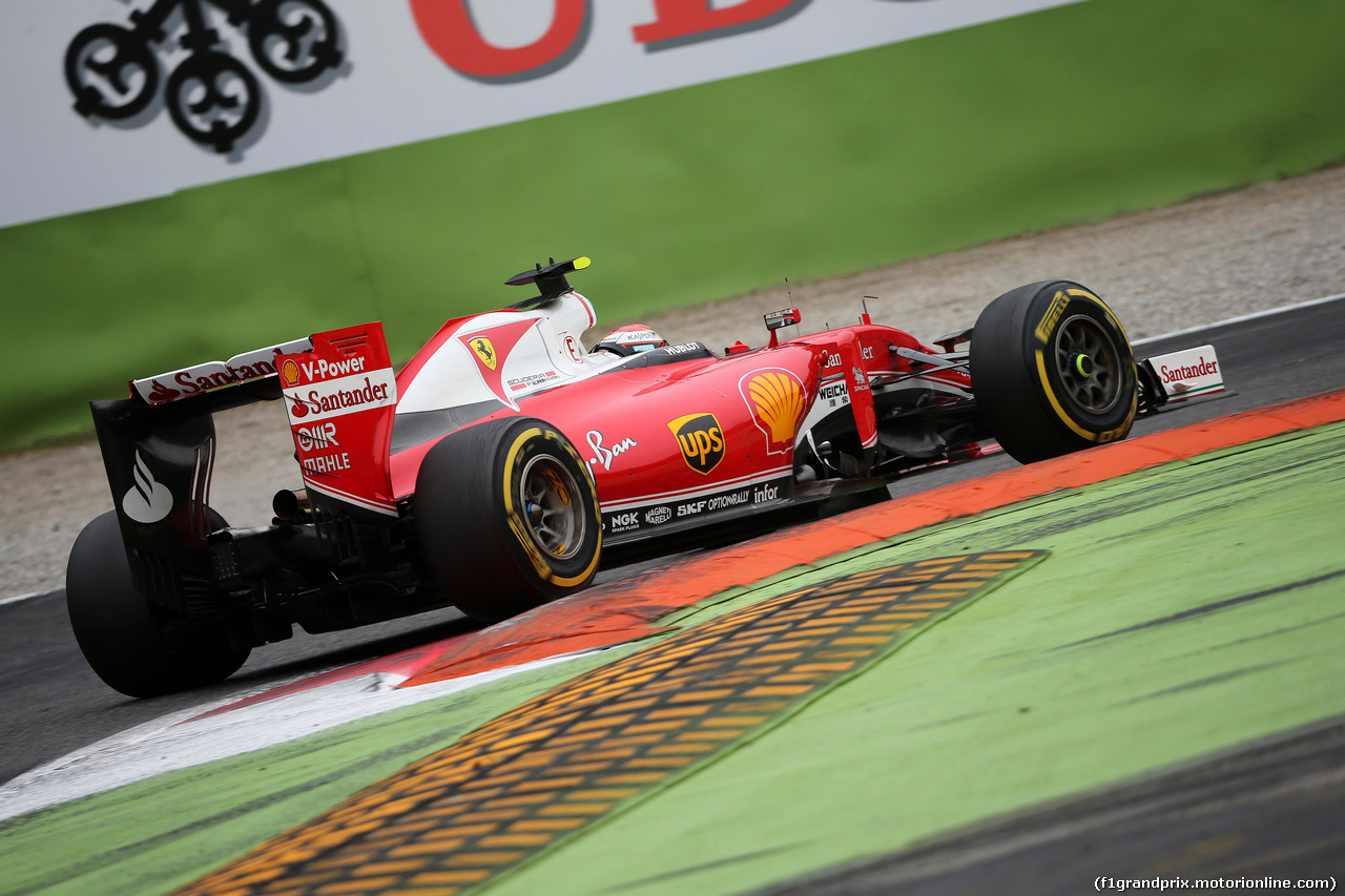 GP ITALIA, 04.09.2016 - Gara, Kimi Raikkonen (FIN) Ferrari SF16-H