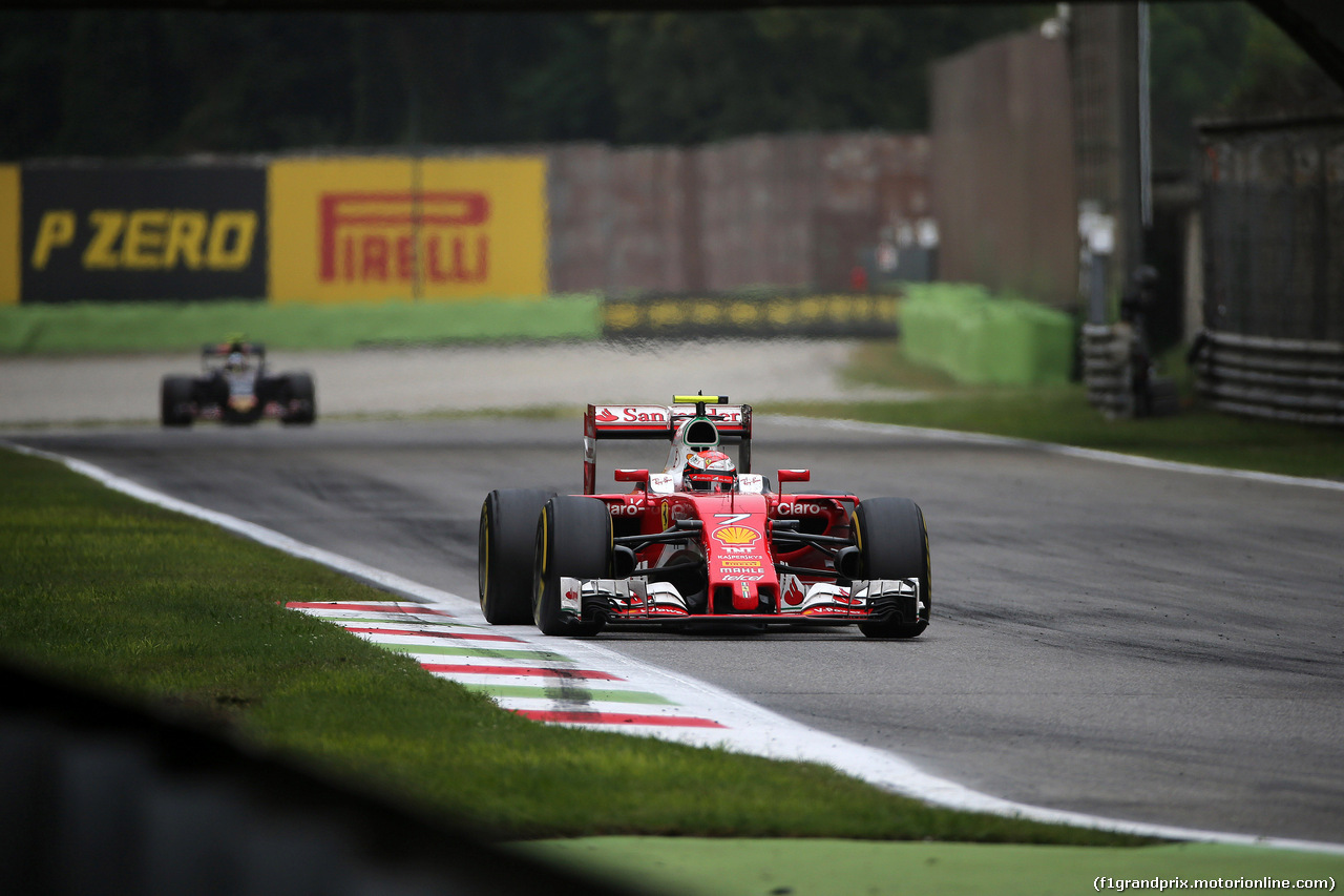 GP ITALIA, 04.09.2016 - Gara, Kimi Raikkonen (FIN) Ferrari SF16-H