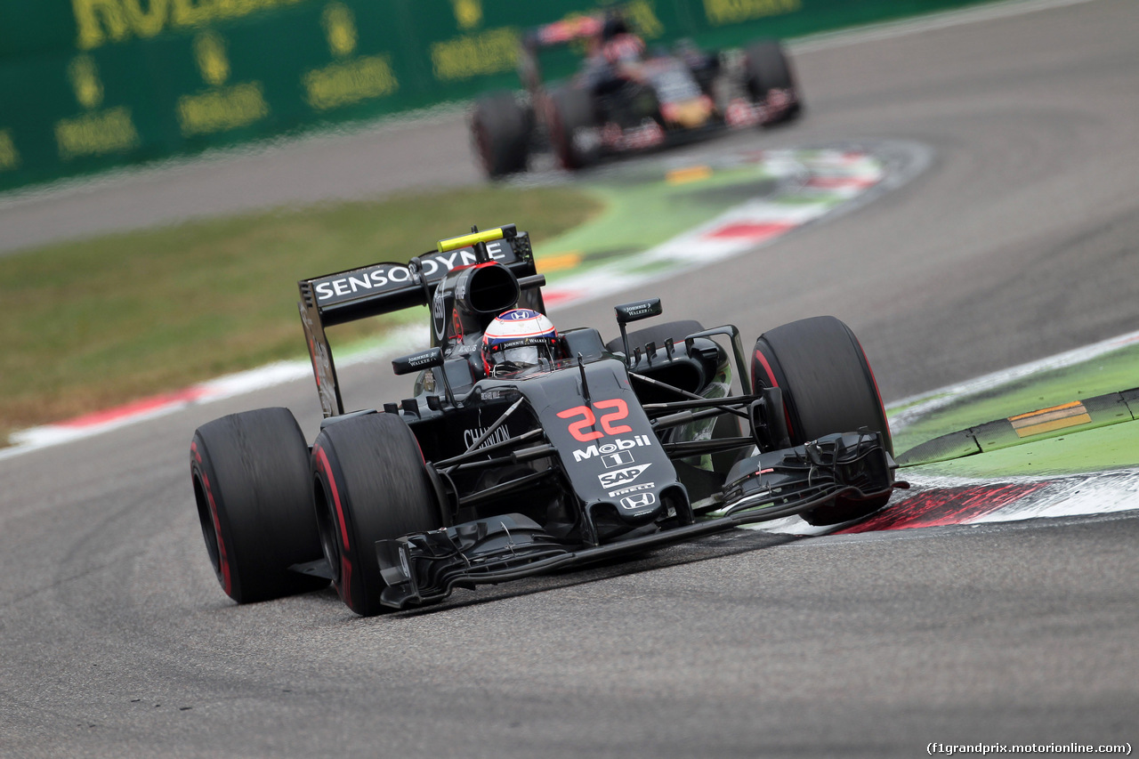 GP ITALIA, 04.09.2016 - Gara, Jenson Button (GBR)  McLaren Honda MP4-31