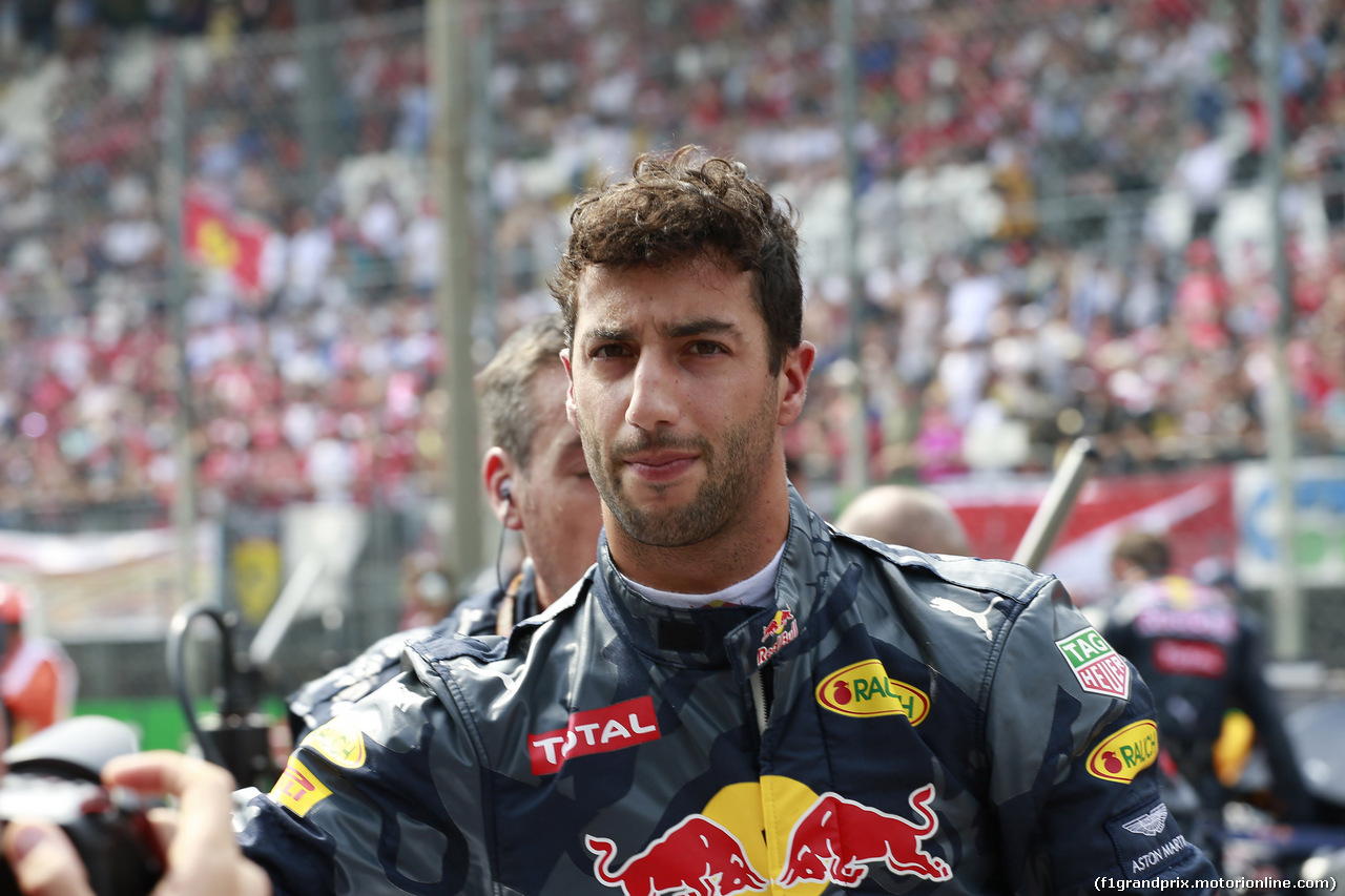 GP ITALIA, 04.09.2016 - Gara, Daniel Ricciardo (AUS) Red Bull Racing RB12