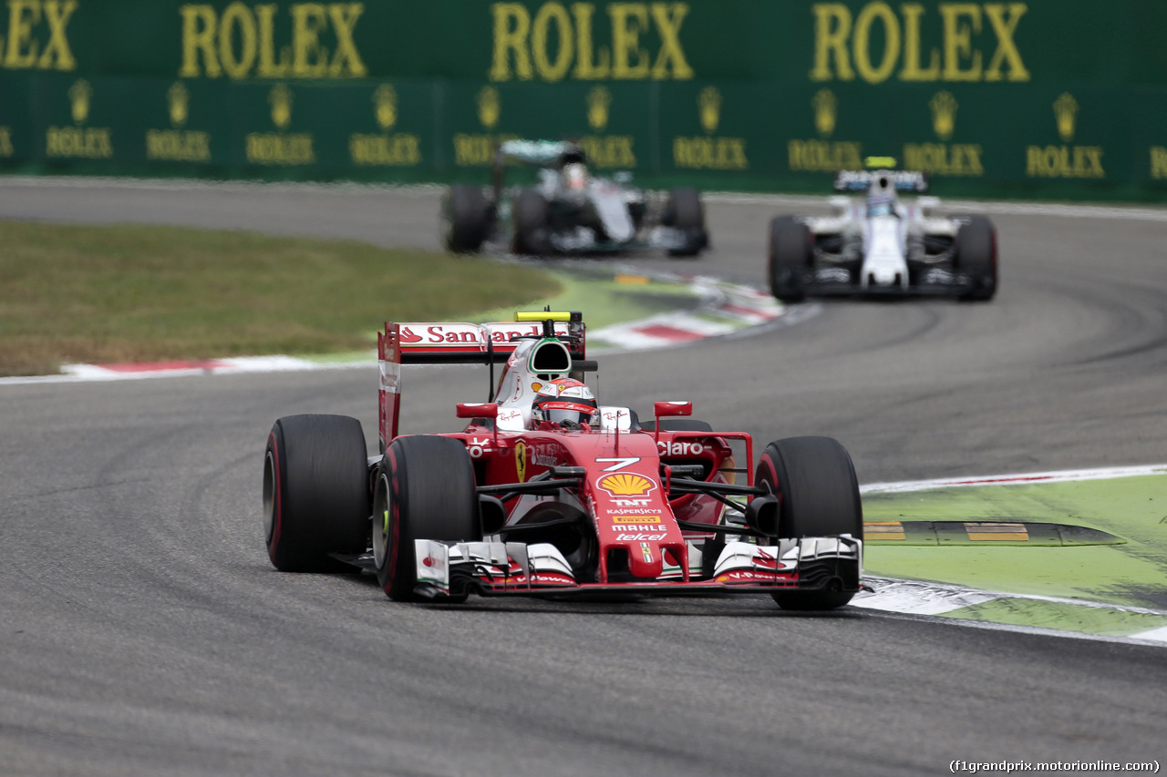 GP ITALIA, 04.09.2016 - Gara, Kimi Raikkonen (FIN) Ferrari SF16-H