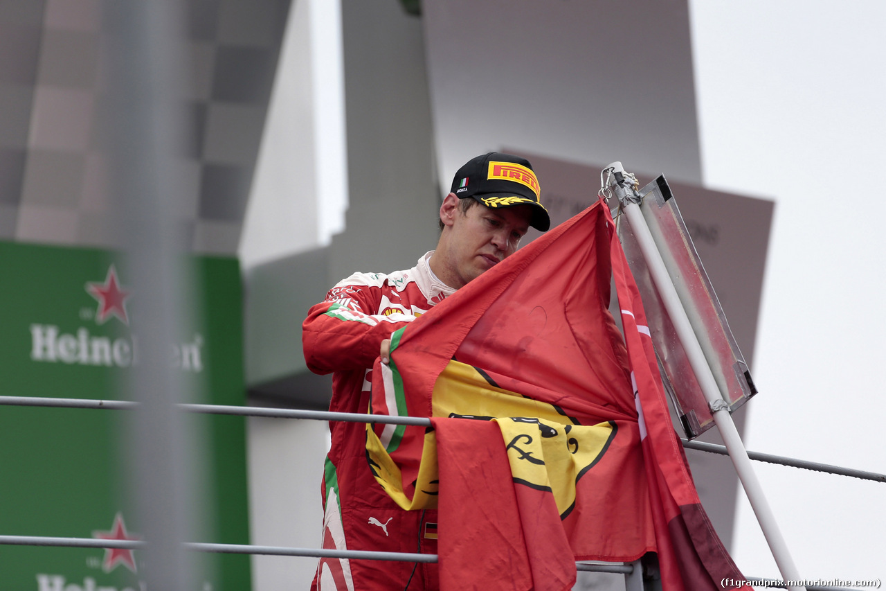 GP ITALIA, 04.09.2016 - Gara, terzo Sebastian Vettel (GER) Ferrari SF16-H