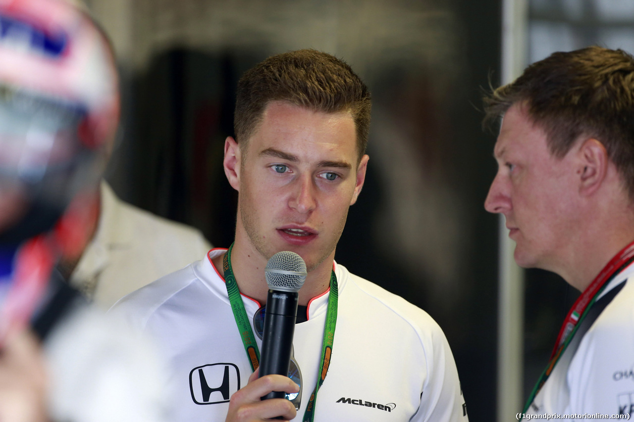 GP ITALIA, 04.09.2016 - Gara, Stoffel Vandoorne (BEL) McLaren Test e Reserve Driver