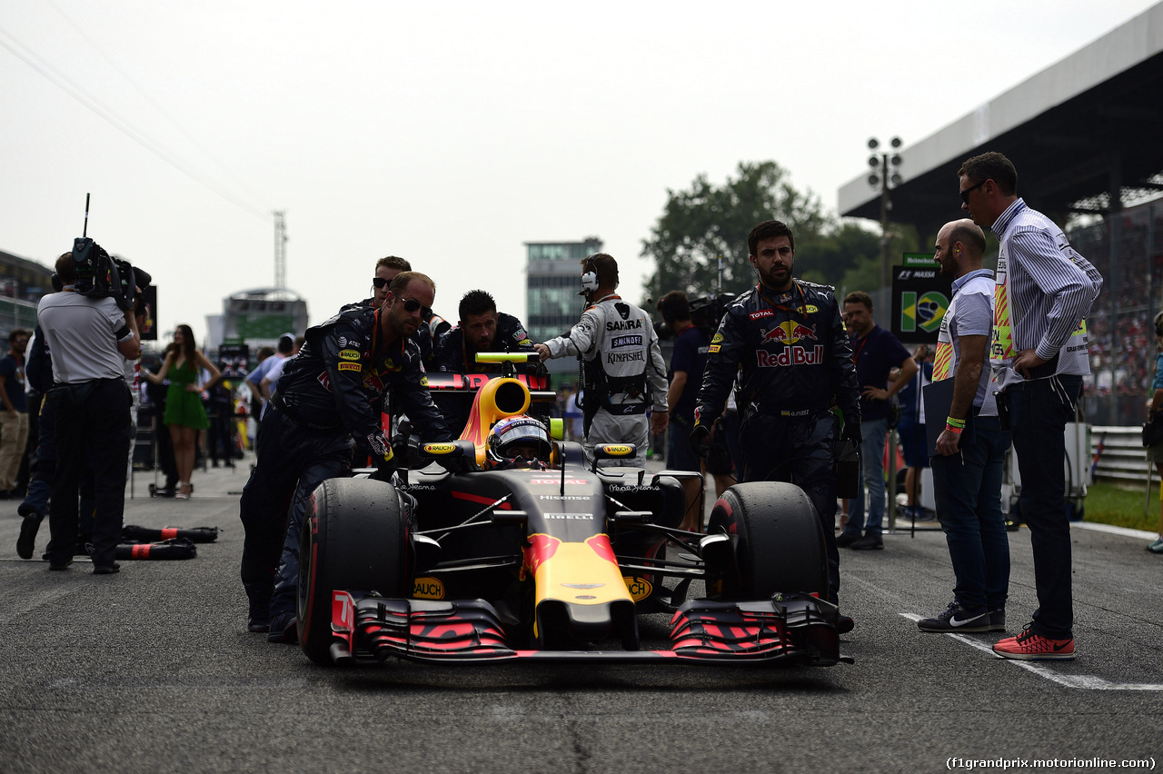 GP ITALIA, 04.09.2016 - Gara, Max Verstappen (NED) Red Bull Racing RB12