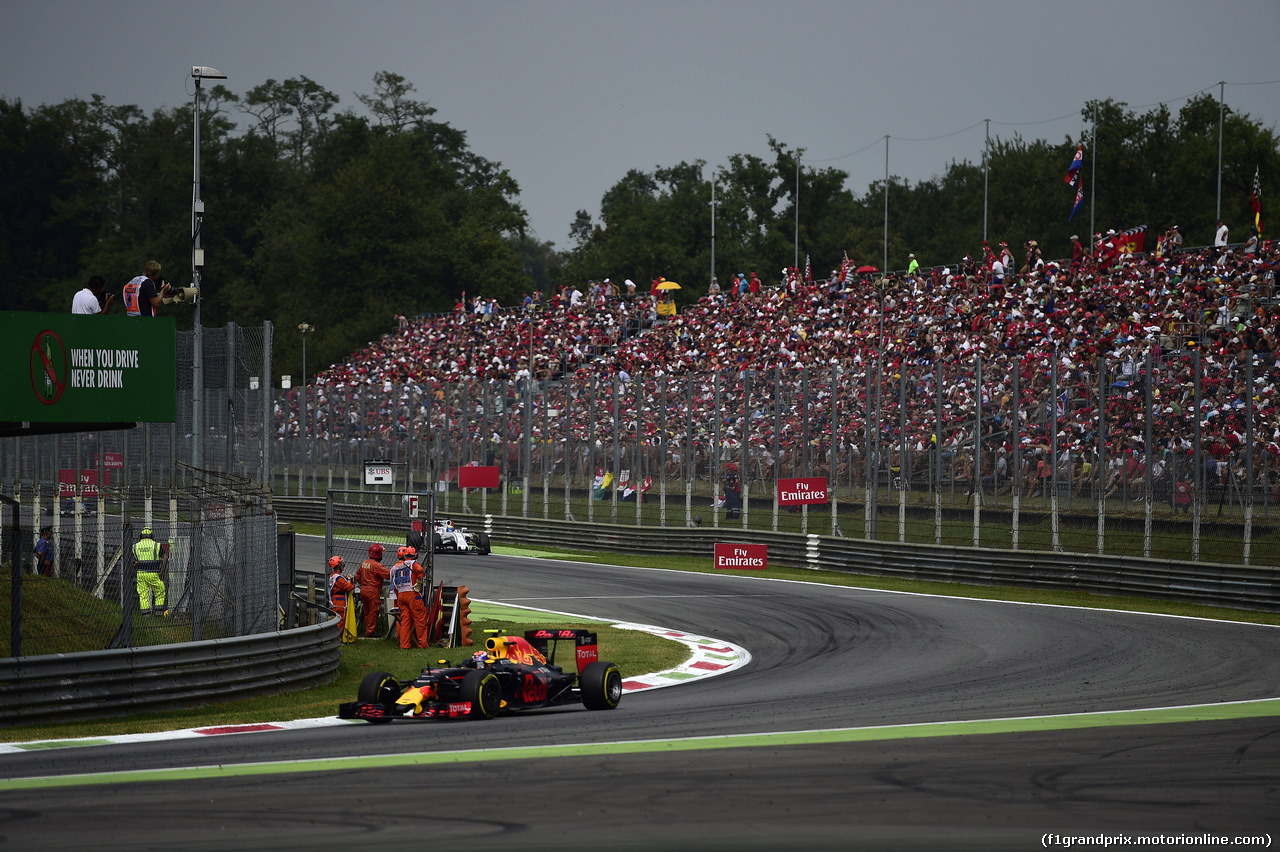 GP ITALIA, 04.09.2016 - Gara, Max Verstappen (NED) Red Bull Racing RB12