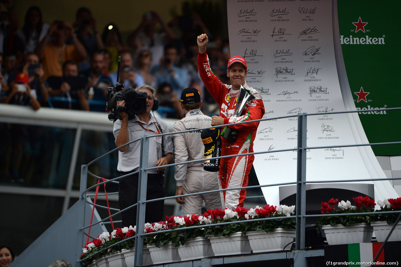 GP ITALIA, 04.09.2016 - Gara, terzo Sebastian Vettel (GER) Ferrari SF16-H