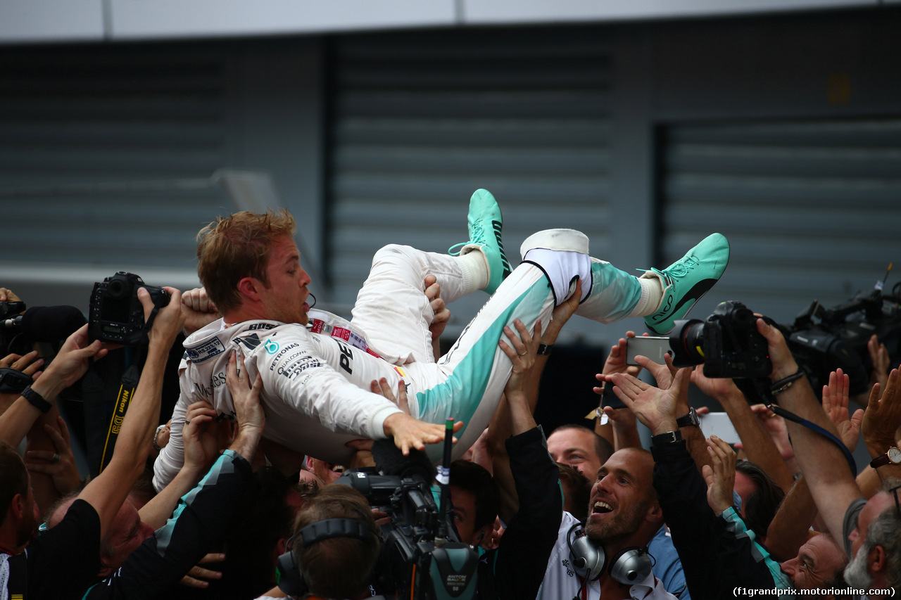 GP ITALIA, 04.09.2016 - Gara, Nico Rosberg (GER) Mercedes AMG F1 W07 Hybrid vincitore