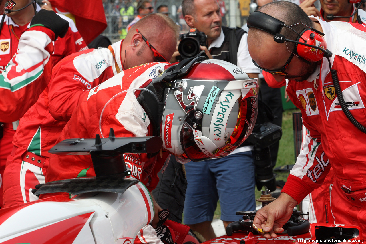 GP ITALIA, 04.09.2016 - Gara, Sebastian Vettel (GER) Ferrari SF16-H