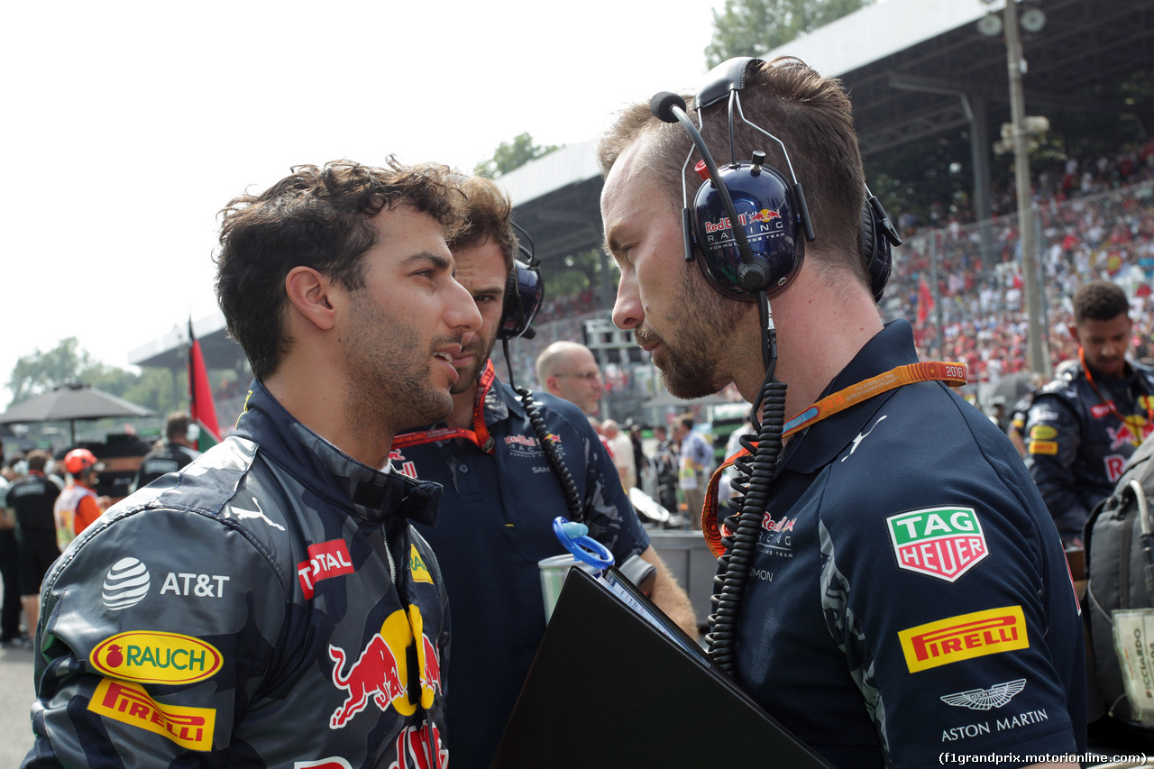 GP ITALIA, 04.09.2016 - Gara, Daniel Ricciardo (AUS) Red Bull Racing RB12