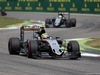 GP ITALIA, 04.09.2016 - Gara, Sergio Perez (MEX) Sahara Force India F1 VJM09 davanti a Nico Hulkenberg (GER) Sahara Force India F1 VJM09