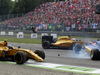 GP ITALIA, 04.09.2016 - Gara, Crash, Jolyon Palmer (GBR) Renault Sport F1 Team RS16, Felipe Nasr (BRA) Sauber C34 e Kevin Magnussen (DEN) Renault Sport F1 Team RS16