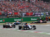 GP ITALIA, 04.09.2016 - Gara, Felipe Nasr (BRA) Sauber C34 davanti a Romain Grosjean (FRA) Haas F1 Team VF-16