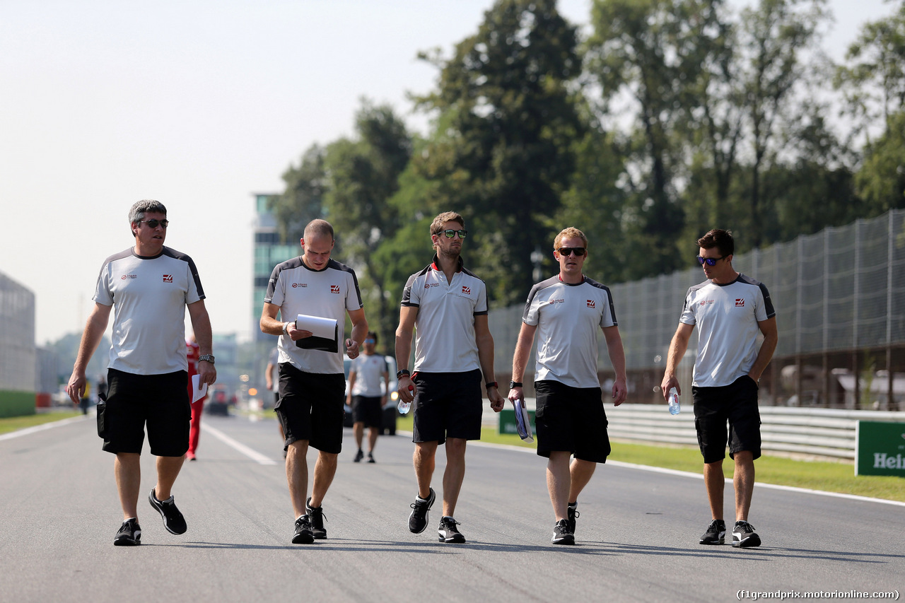 GP ITALIA, 01.09.2016 - Romain Grosjean (FRA) Haas F1 Team VF-16