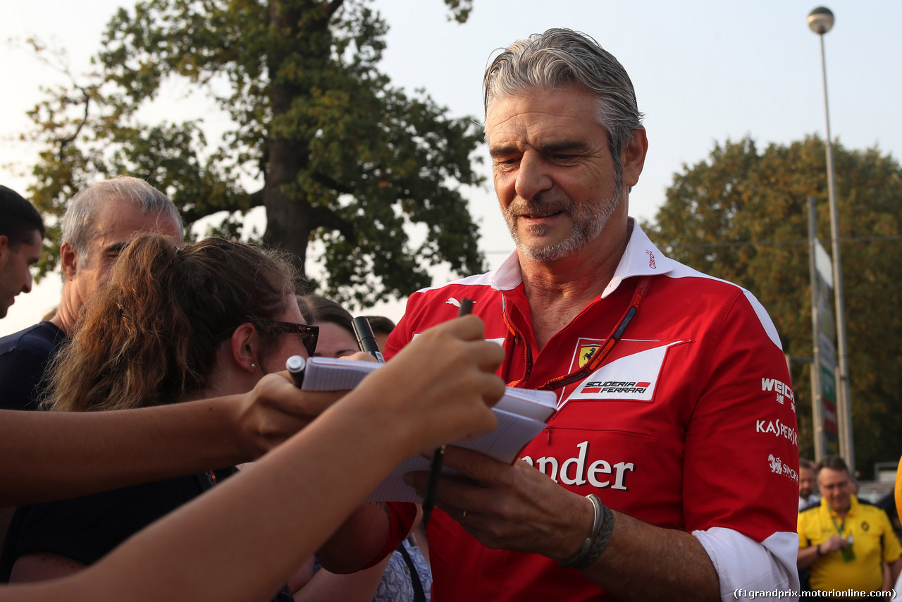 GP ITALIA, 03.09.2016 - Maurizio Arrivabene (ITA) Ferrari Team Principal
