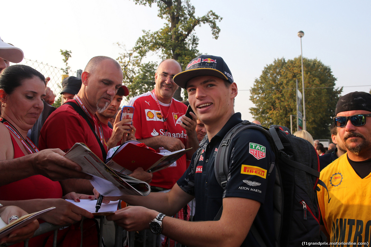 GP ITALIA, 03.09.2016 - Max Verstappen (NED) Red Bull Racing RB12