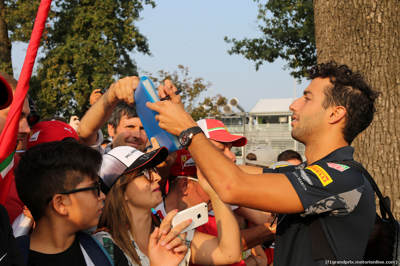 GP ITALIA, 03.09.2016 - Daniel Ricciardo (AUS) Red Bull Racing RB12