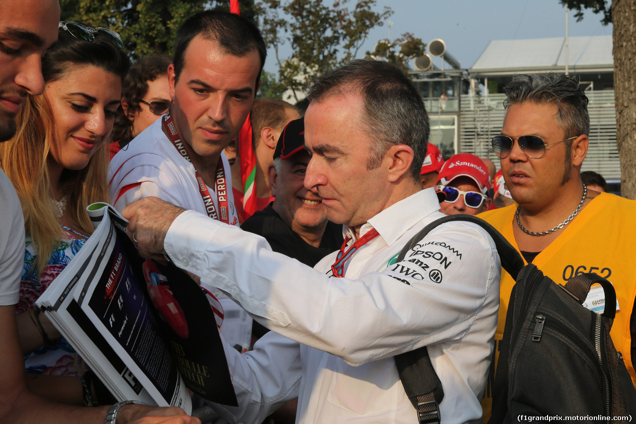 GP ITALIA, 03.09.2016 - Paddy Lowe (GBR) Mercedes AMG F1 Executive Director