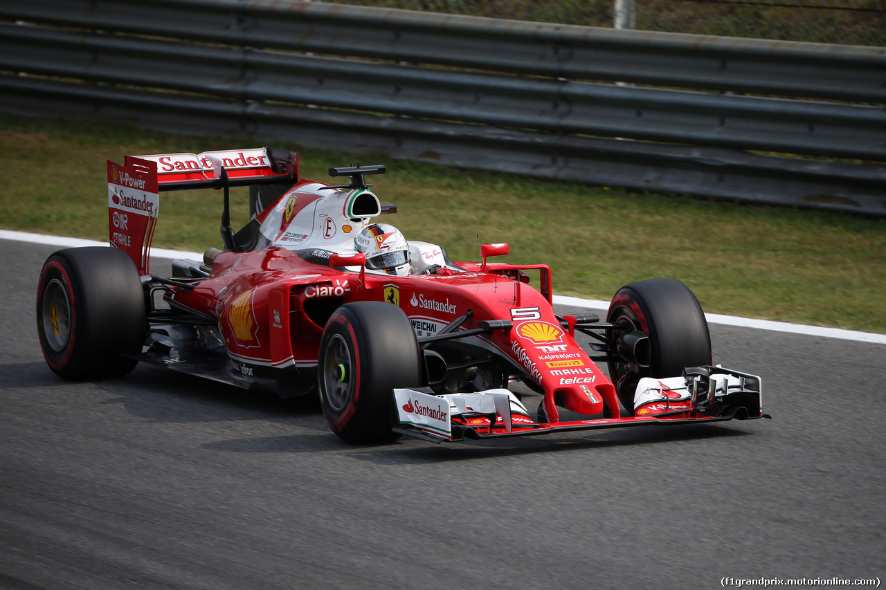 GP ITALIA, 03.09.2016 - Prove Libere 3, Sebastian Vettel (GER) Ferrari SF16-H