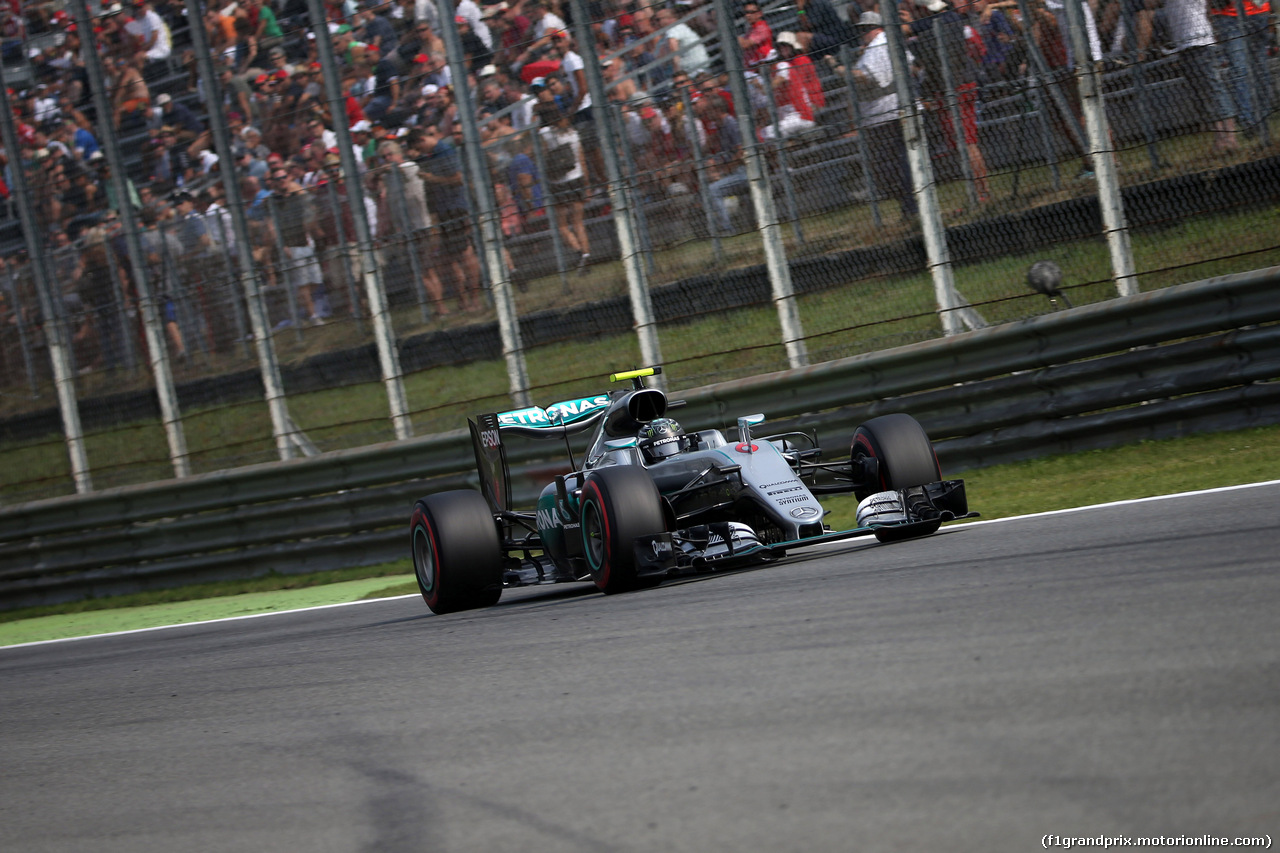 GP ITALIA, 03.09.2016 - Prove Libere 3, Nico Rosberg (GER) Mercedes AMG F1 W07 Hybrid