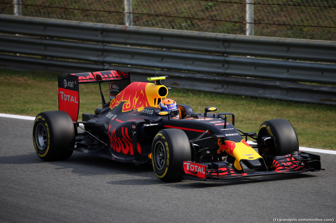 GP ITALIA, 03.09.2016 - Prove Libere 3, Max Verstappen (NED) Red Bull Racing RB12