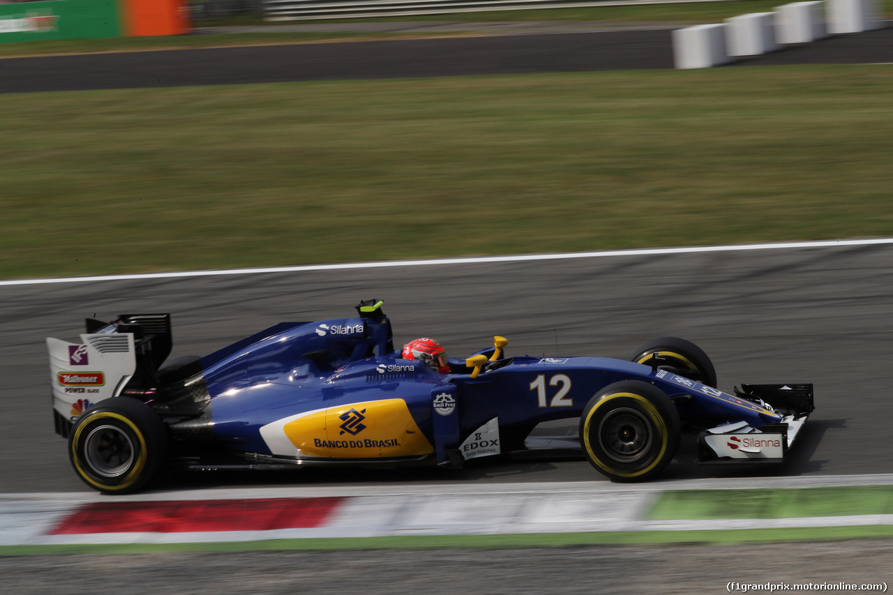 GP ITALIA, 03.09.2016 - Prove Libere 3, Felipe Nasr (BRA) Sauber C34