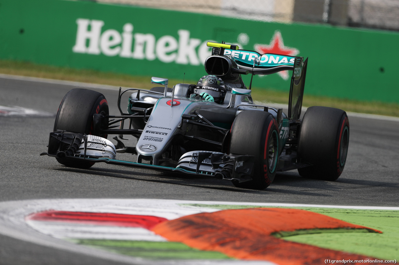 GP ITALIA, 03.09.2016 - Prove Libere 3, Nico Rosberg (GER) Mercedes AMG F1 W07 Hybrid