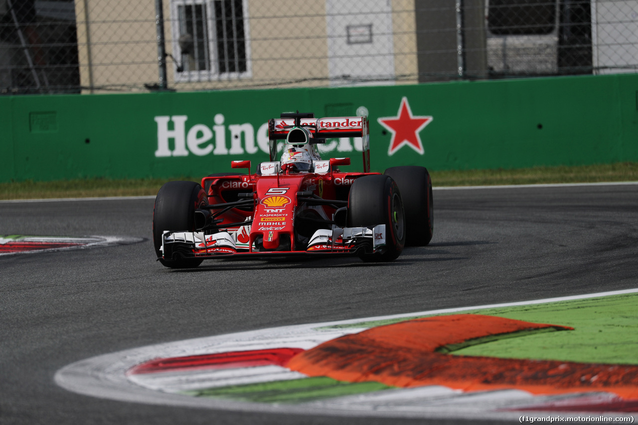 GP ITALIA, 03.09.2016 - Prove Libere 3, Sebastian Vettel (GER) Ferrari SF16-H