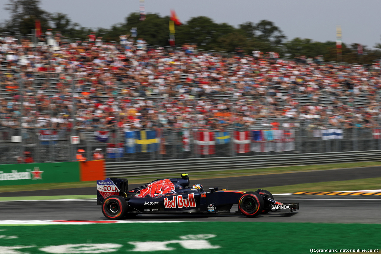GP ITALIA, 03.09.2016 - Prove Libere 3, Carlos Sainz Jr (ESP) Scuderia Toro Rosso STR11