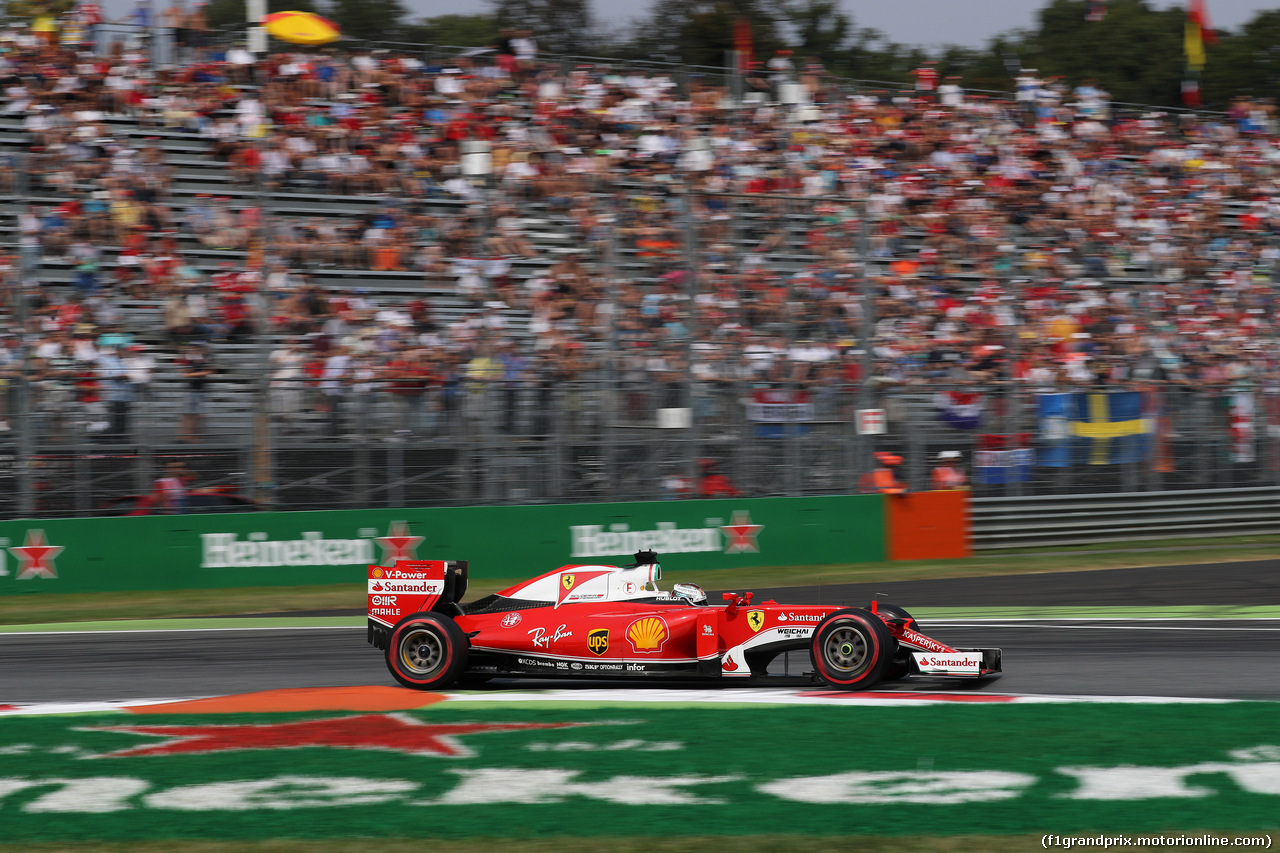 GP ITALIA, 03.09.2016 - Prove Libere 3, Sebastian Vettel (GER) Ferrari SF16-H