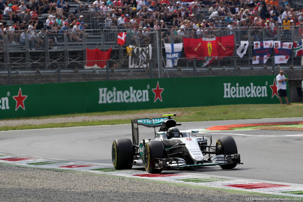 GP ITALIA, 03.09.2016 - Prove Libere 3, Nico Rosberg (GER) Mercedes AMG F1 W07 Hybrid