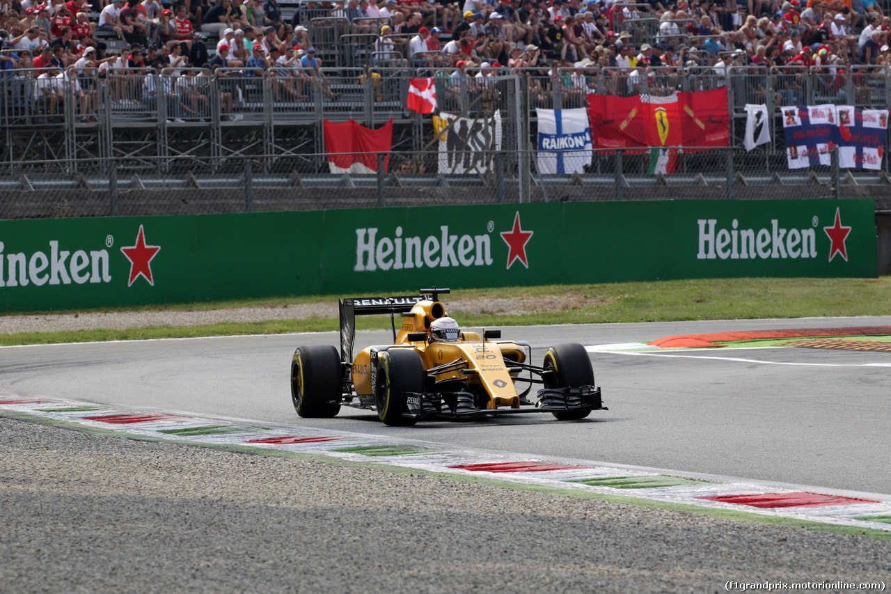 GP ITALIA, 03.09.2016 - Prove Libere 3, Kevin Magnussen (DEN) Renault Sport F1 Team RS16