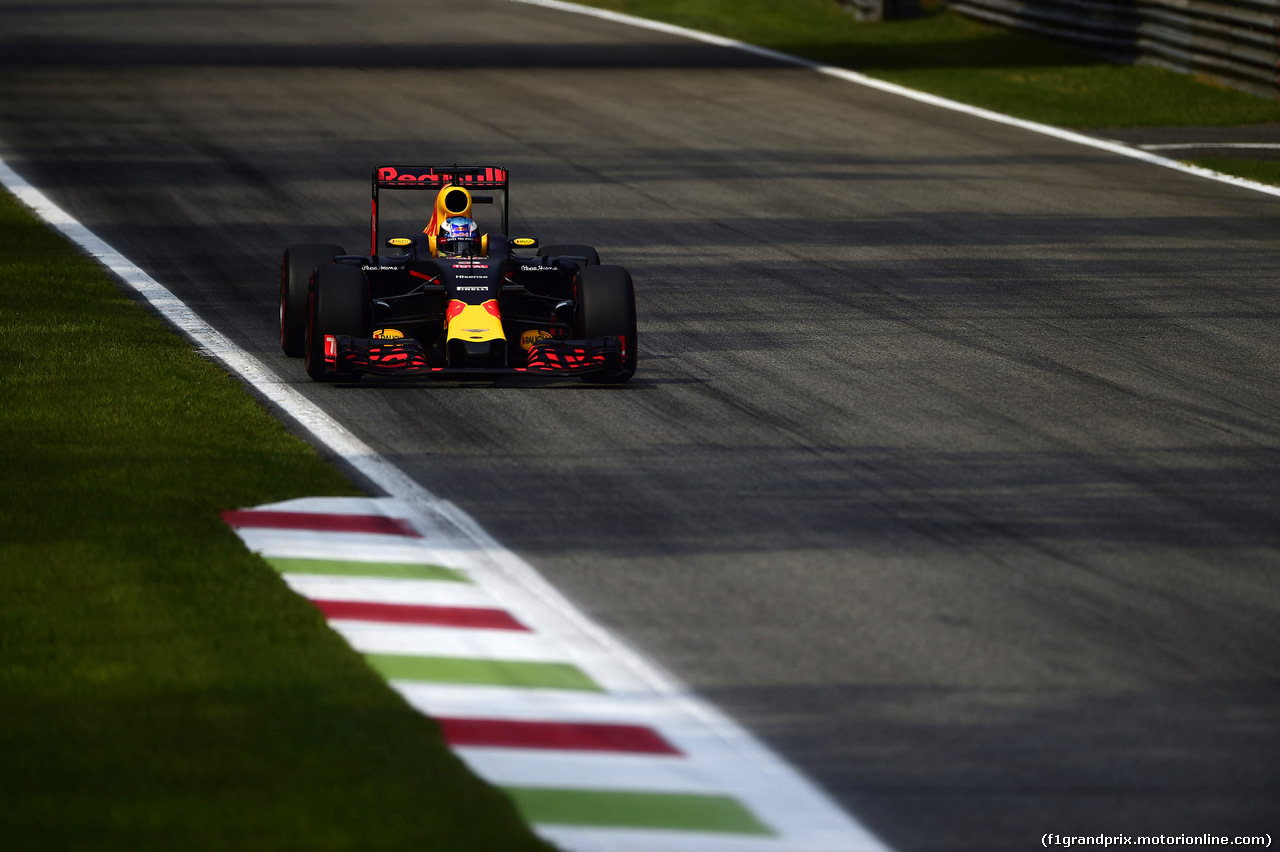 GP ITALIA, 03.09.2016 - Prove Libere 3, Daniel Ricciardo (AUS) Red Bull Racing RB12