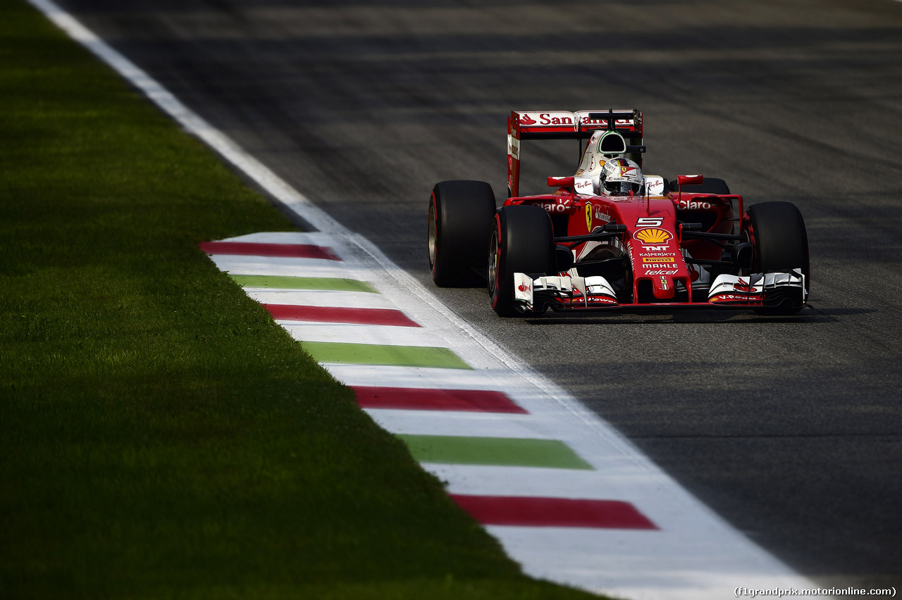 GP ITALIA, 03.09.2016 - Prove Libere 3, Sebastian Vettel (GER) Ferrari SF16-H