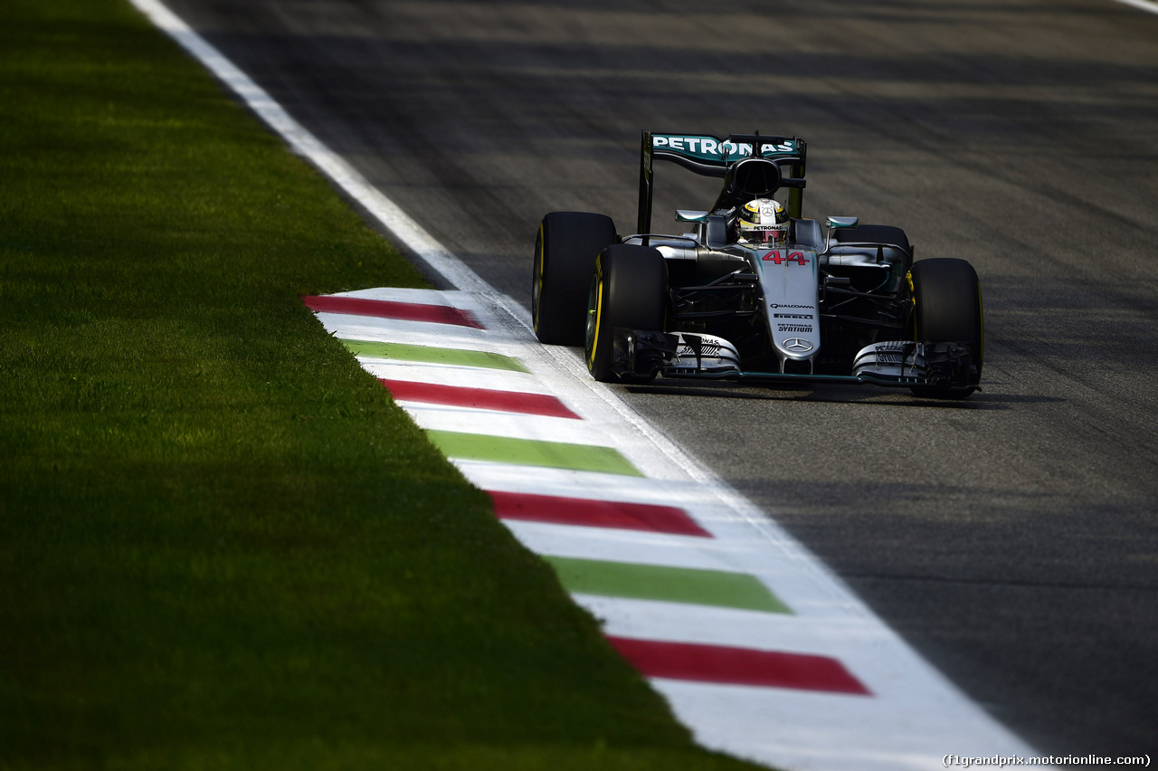 GP ITALIA, 03.09.2016 - Prove Libere 3, Lewis Hamilton (GBR) Mercedes AMG F1 W07 Hybrid
