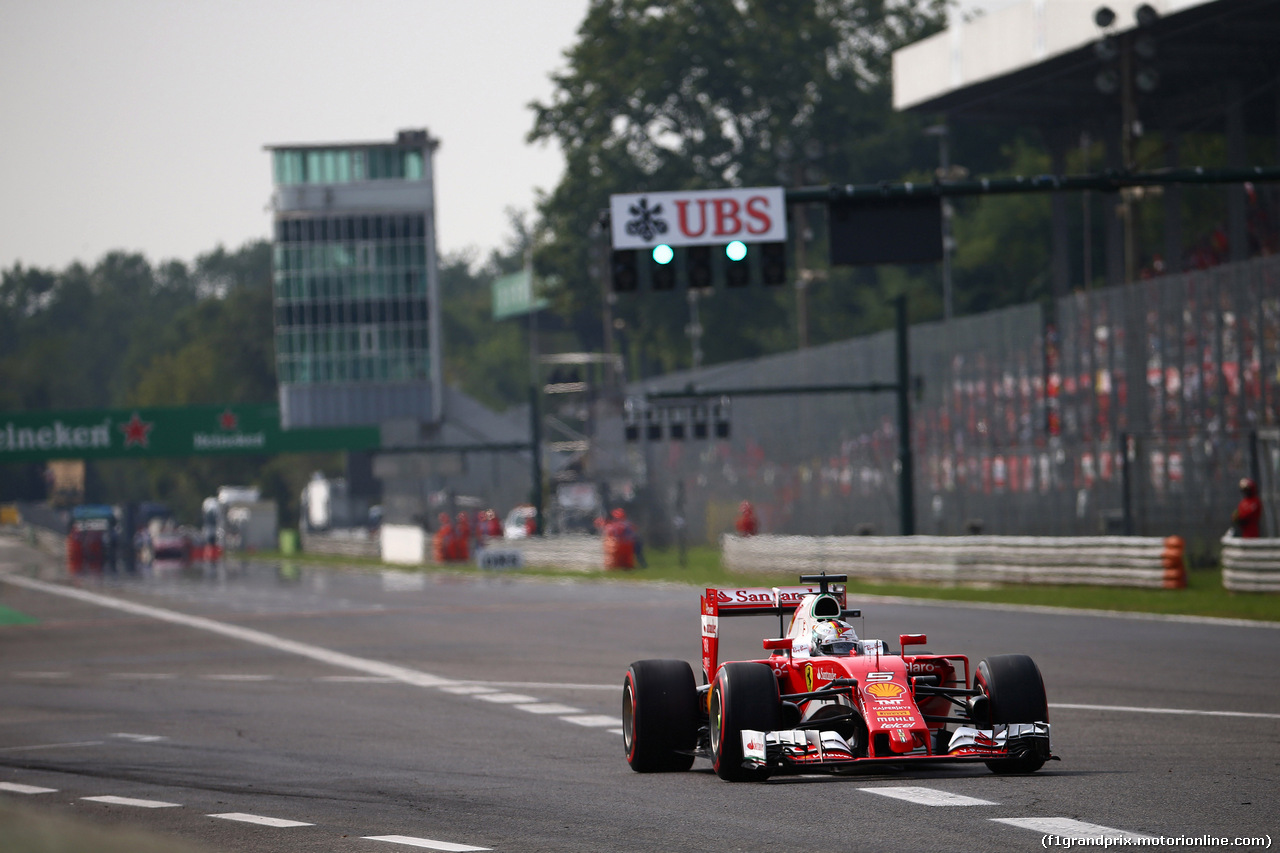 GP ITALIA, 03.09.2016 - Prove Libere 3, Sebastian Vettel (GER) Ferrari SF16-H