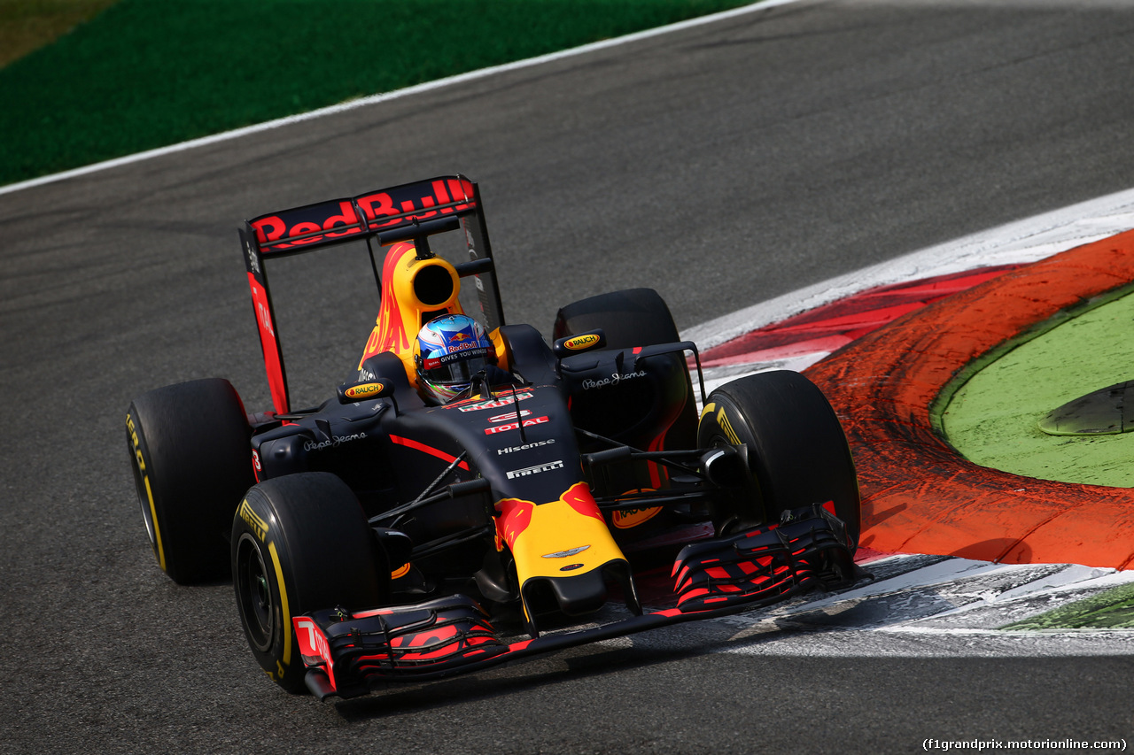 GP ITALIA, 03.09.2016 - Prove Libere 3, Daniel Ricciardo (AUS) Red Bull Racing RB12