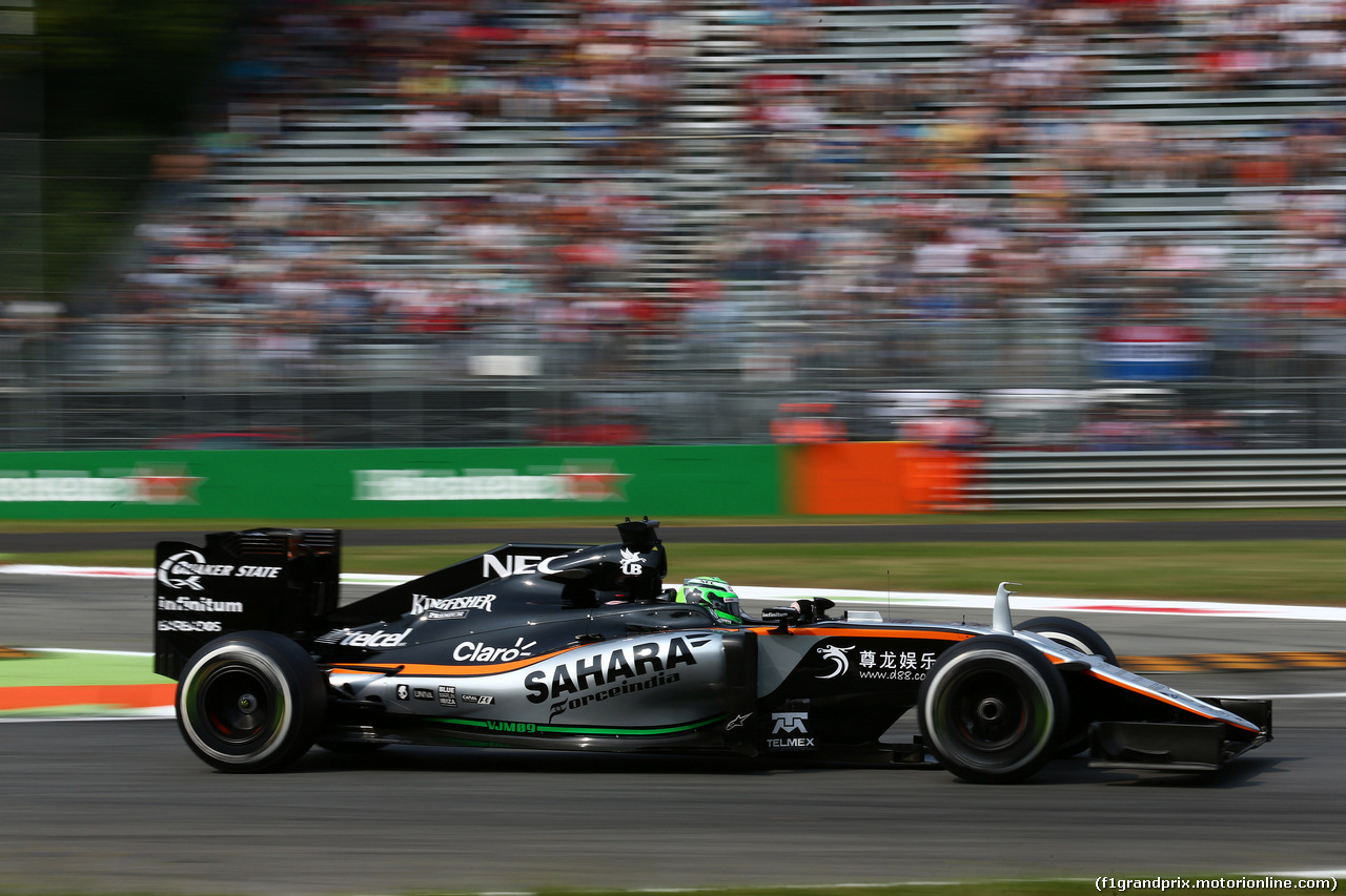 GP ITALIA, 03.09.2016 - Prove Libere 3, Nico Hulkenberg (GER) Sahara Force India F1 VJM09