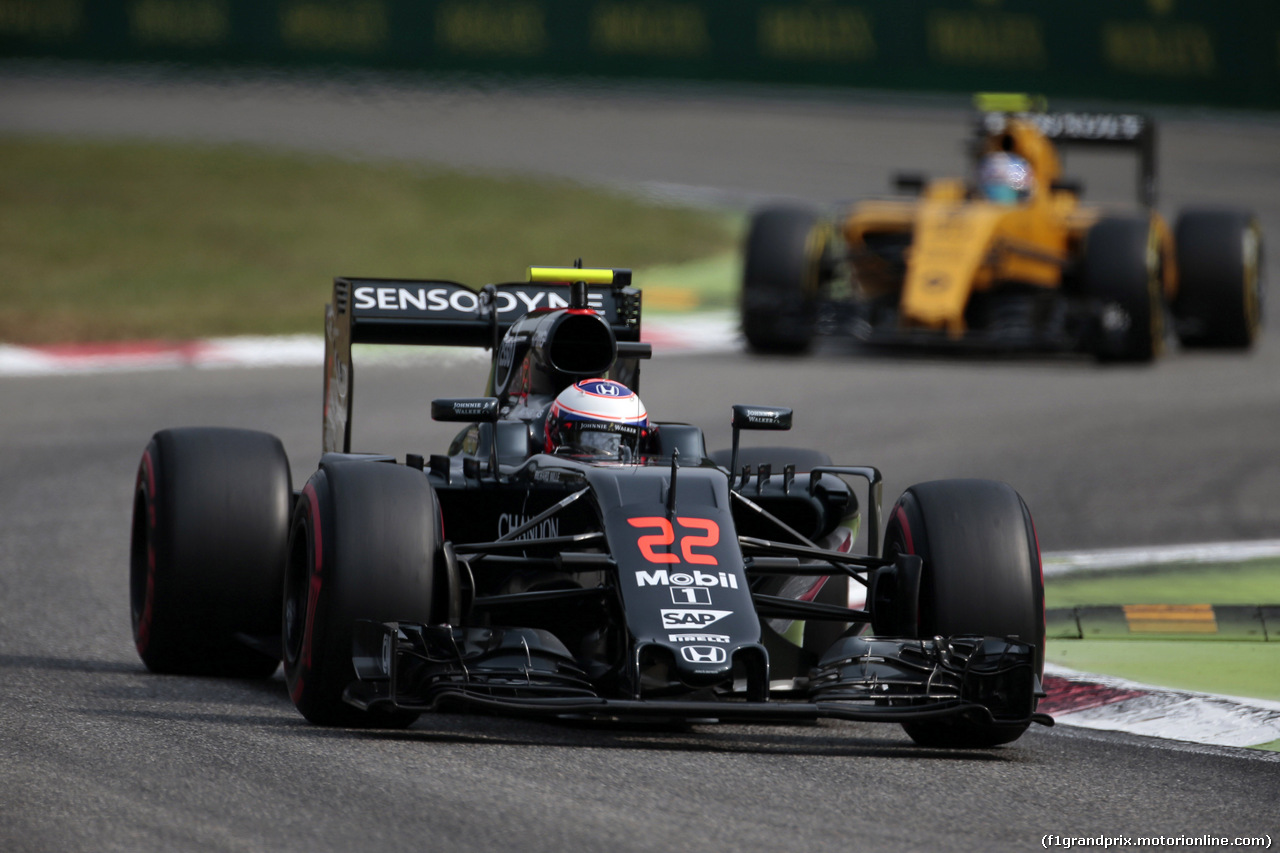 GP ITALIA, 03.09.2016 - Prove Libere 3, Jenson Button (GBR)  McLaren Honda MP4-31
