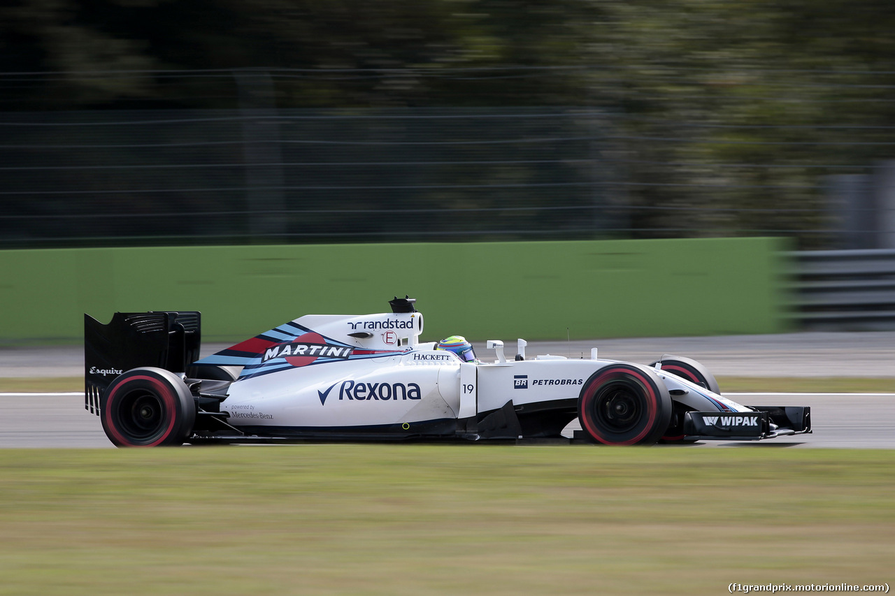 GP ITALIA, 03.09.2016 - Prove Libere 3, Felipe Massa (BRA) Williams FW38