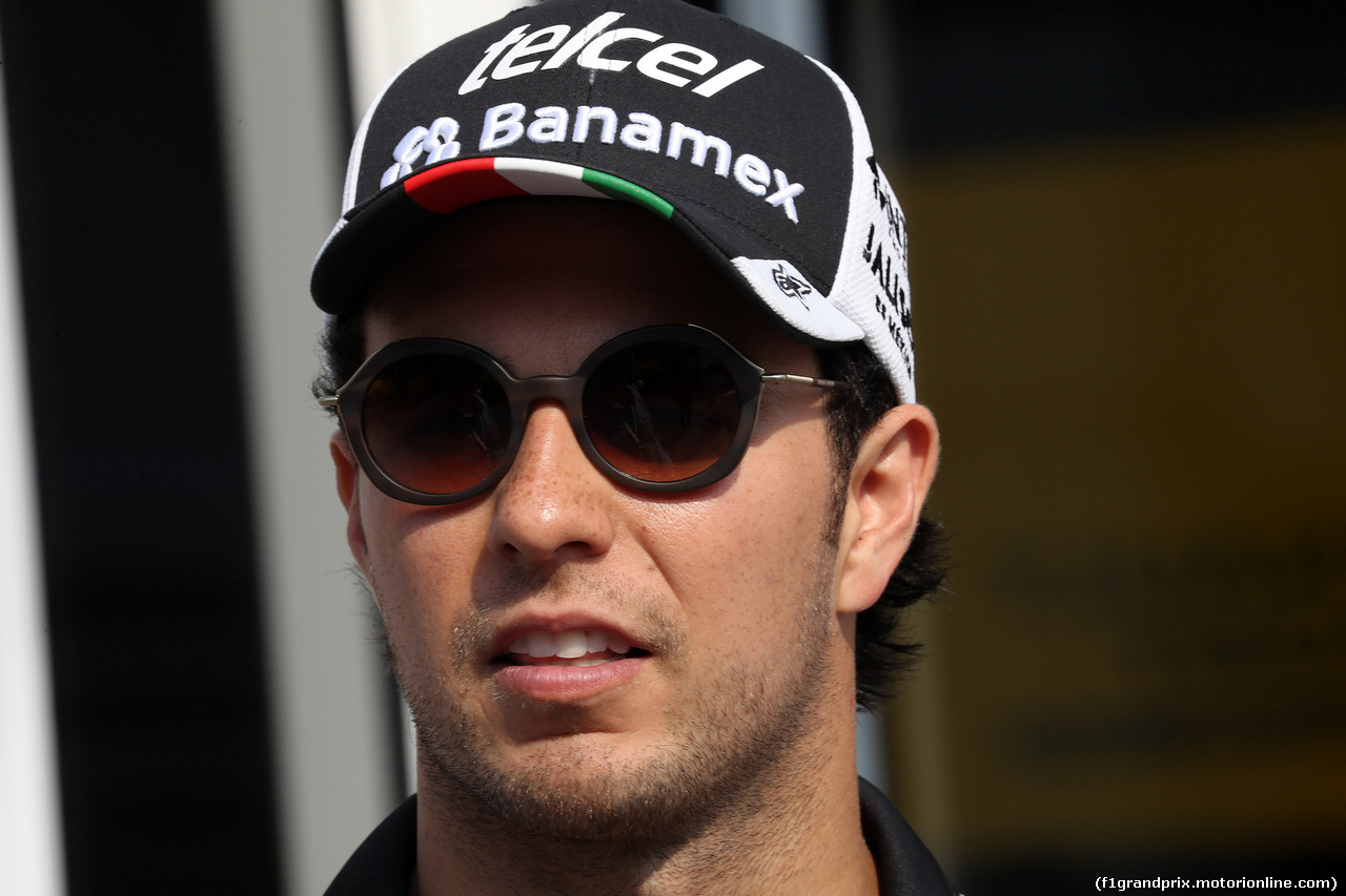 GP ITALIA, 03.09.2016 - Sergio Perez (MEX) Sahara Force India F1 VJM09