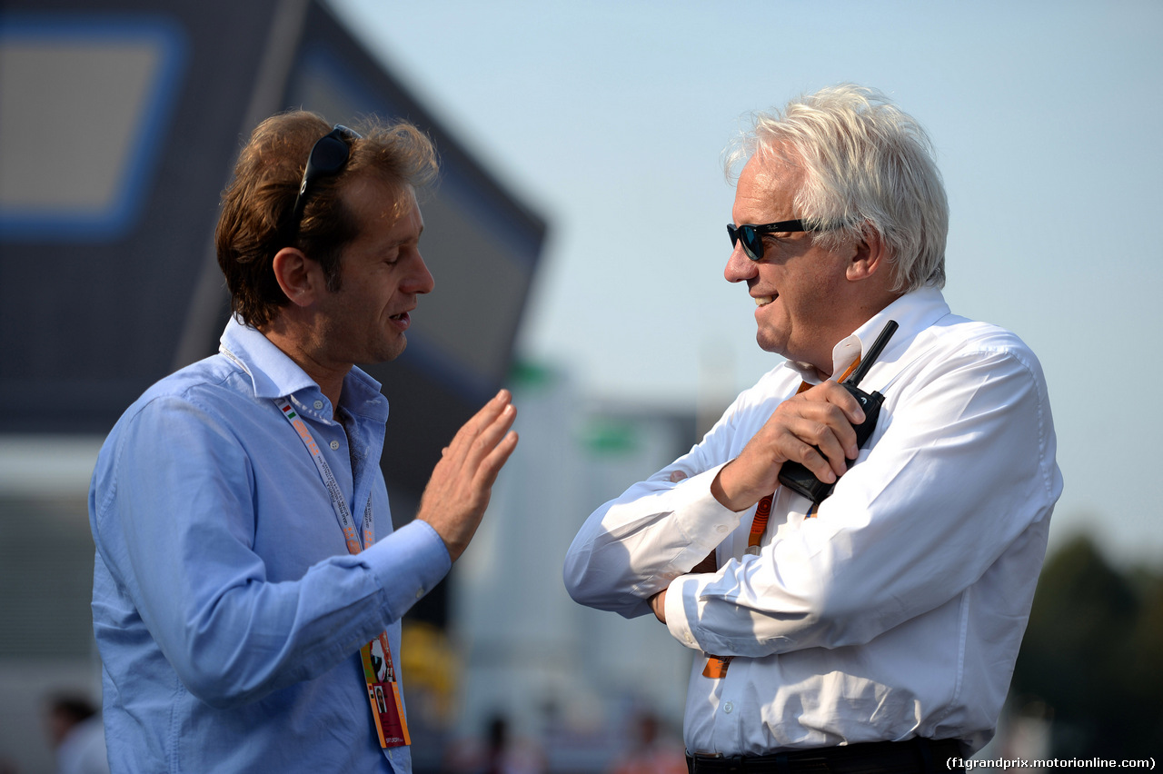 GP ITALIA, 03.09.2016 -  Jarno Trulli (ITA) e Charlie Whiting (GBR), Gara director e safety delegate