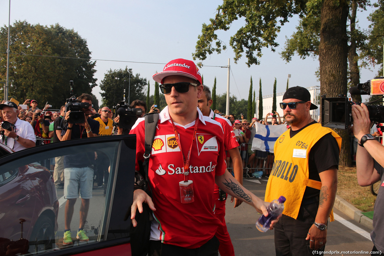 GP ITALIA, 02.09.2016 - Kimi Raikkonen (FIN) Ferrari SF16-H