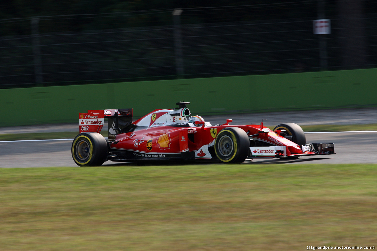 GP ITALIA, 02.09.2016 - Prove Libere 1, Sebastian Vettel (GER) Ferrari SF16-H