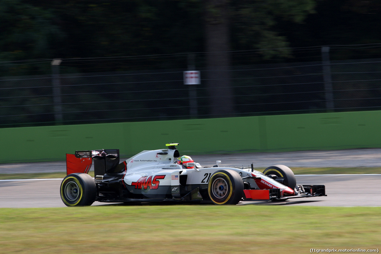 GP ITALIA, 02.09.2016 - Prove Libere 1, Esteban Gutierrez (MEX) Haas F1 Team VF-16