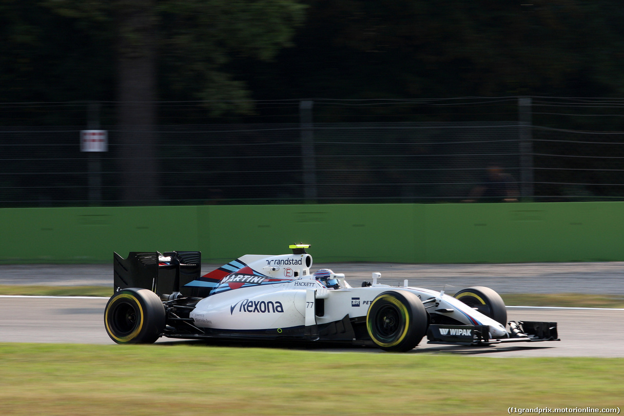 GP ITALIA, 02.09.2016 - Prove Libere 1, Valtteri Bottas (FIN) Williams FW38