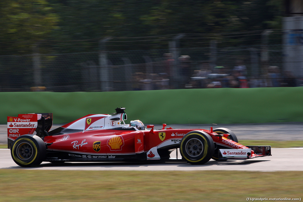 GP ITALIA, 02.09.2016 - Prove Libere 1, Sebastian Vettel (GER) Ferrari SF16-H