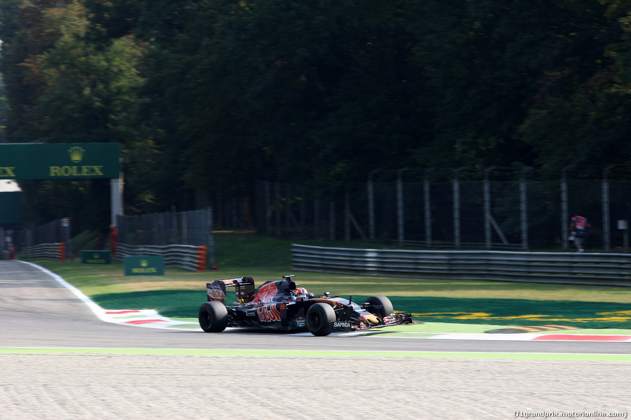 GP ITALIA, 02.09.2016 - Prove Libere 1, Daniil Kvyat (RUS) Scuderia Toro Rosso STR11