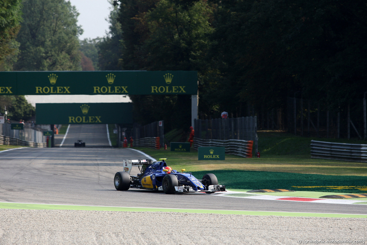 GP ITALIA, 02.09.2016 - Prove Libere 1, Felipe Nasr (BRA) Sauber C34